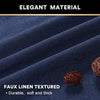 Primitive Textured Linen 100% Blackout Curtains for Bedroom - PrinceDeco