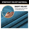 Real Velvet Plush 4 Pieces Sofa Covers for 3 Cushion Couch Covers for Living Room - PrinceDeco