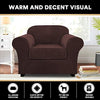 Velvet Stretch Chair Covers 2 Piece for Living Room - PrinceDeco