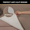 Armless Futon Cover Full Queen Size Sofa Slipcover - PrinceDeco