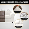 Real Velvet Plush 4 Pieces Sofa Covers for 3 Cushion Couch Covers for Living Room - PrinceDeco