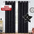 Blackout Kids Curtains for Bedroom Thermal Insulated Silver Twinkle Star Curtains