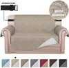 Quilted Loveseat Slipcover Sofa Covers for 2 Cushion Couch - PrinceDeco