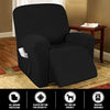 Stretch Recliner Chair Covers for Leather with Side Pocket - PrinceDeco