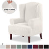 High Stretch Wingback Chair Slipcover for Living Room - PrinceDeco